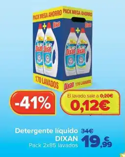 Carrefour Dixan - detergente líquido oferta