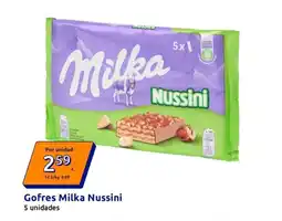 Action Milka - gofres milka nusssini oferta