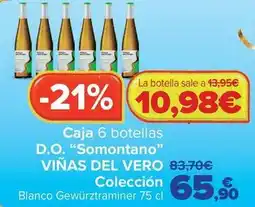 Carrefour Viñas del vero - caja 6 botellas d.o. “somontano'' colección oferta
