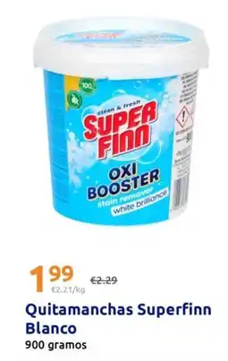Action Superfinn - quitamanchas blanco oferta