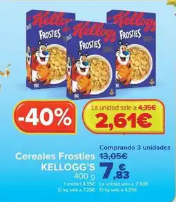 Carrefour Kellogg's - cereales frosties oferta