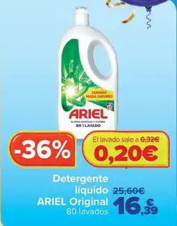 Carrefour Ariel - detergente líquido original oferta
