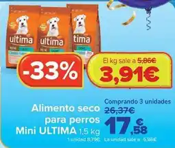 Carrefour Affinity - alimento seco para perros mini ultima oferta