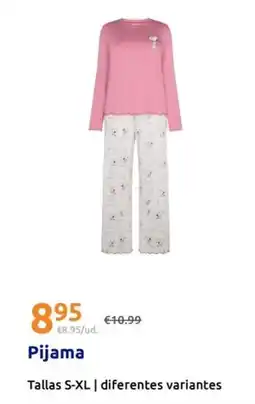 Action Pijama oferta
