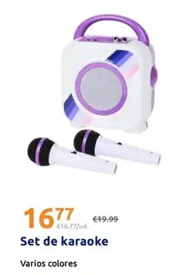 Action Set de karaoke oferta