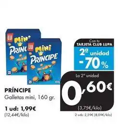 Supermercados Lupa Príncipe - galletas mini oferta