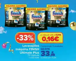 Carrefour Finish - lavavajillas máquina ultimate plus oferta