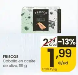 Eroski Friscos caballa en aceite de oliva oferta