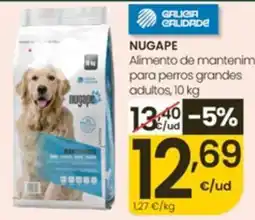 Eroski Nugape Alimento de mantenimiento para perros grandes adultos oferta