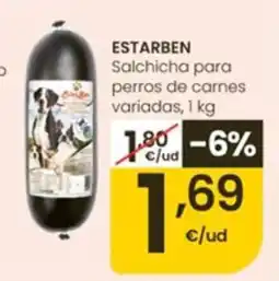 Eroski Estarben salchicha para perros de carnes variadas oferta
