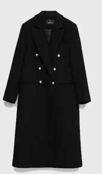 Stradivarius Abrigo botones dorados oferta