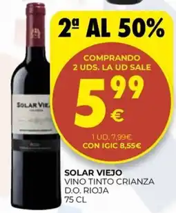 CashDiplo Solar Viejo vino tinto crianza oferta