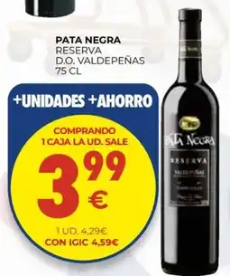 CashDiplo Pata Negra reserva oferta