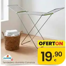 Eroski Cuncial Tendedero aluminio Canarias oferta