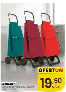 Eroski Rolser carro de compra 2 ruedas pol oferta