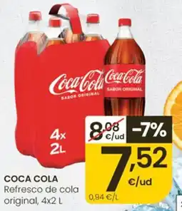 Eroski Coca Cola Refresco de cola original oferta