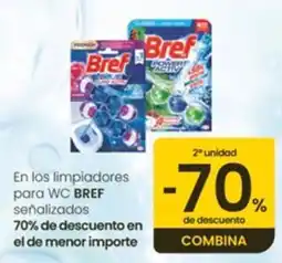 Eroski Bref limpiadores para WC oferta