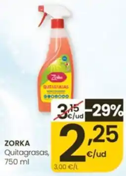 Eroski Zorka Quitagrasas oferta