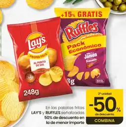 Eroski Lay's Ruffles oferta