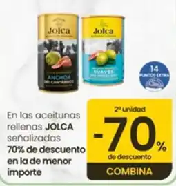 Eroski Jolca aceitunas rellenas oferta