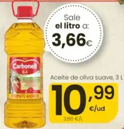 Eroski Carbonell aceite de oliva suave oferta