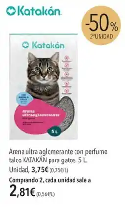 El Corte Inglés Katakan arena ultra aglomerante con perfume talco oferta