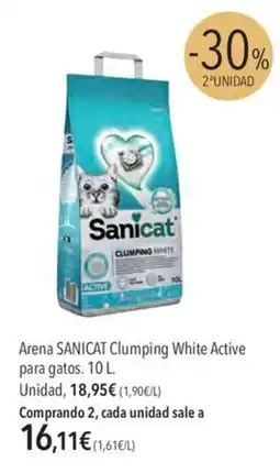 El Corte Inglés Sanicat Clumping White Active oferta
