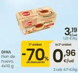 Eroski Dhul flan de huevo oferta