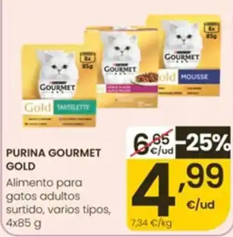 Eroski purina gourmet gold oferta