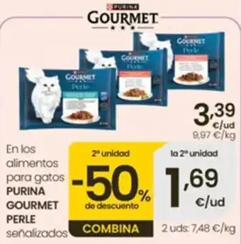 Eroski purina gourmet perle oferta