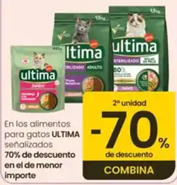 Eroski Ultima alimentos para gatos oferta