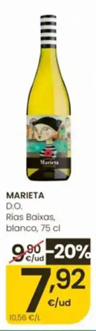 Eroski Marieta D.O. Rías Baixas, blanco oferta