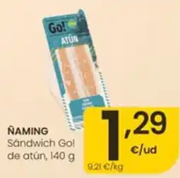 Eroski Go! Sándwich de atún oferta