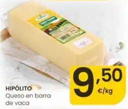 Eroski Hipólito queso en barra de vaca oferta
