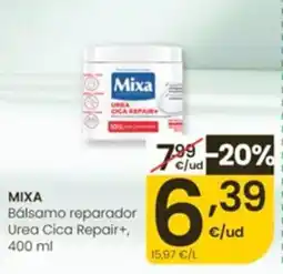 Eroski Mixa bálsamo reparador urea cica repair+ oferta