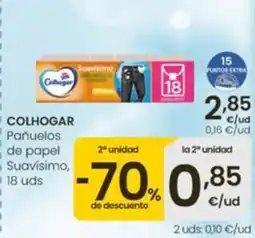 Eroski Colhogar pañuelos de papel suavísimo oferta