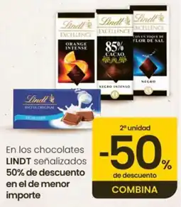 Eroski Lindt chocolates oferta