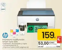 Eroski hp impresora multifuncion smart tank 5106 oferta