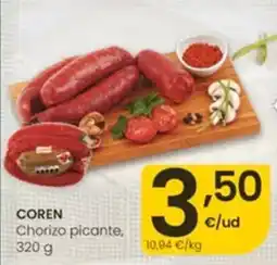 Eroski Coren chorizo picante oferta