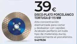 BigMat Tortuga disco-plato porcelánico oferta