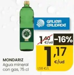 Eroski Mondariz Agua mineral con gas oferta