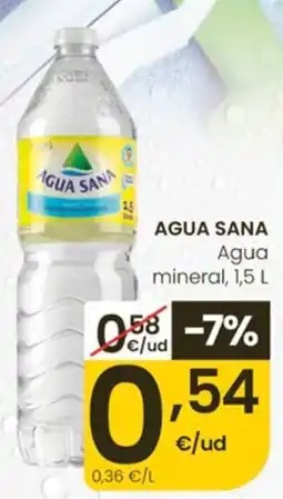 Eroski Agua sana agua mineral oferta