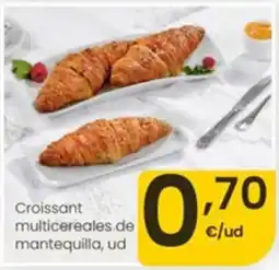 Eroski Croissant multicereales de mantequilla oferta