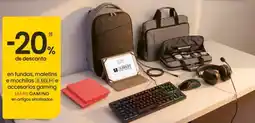 Eroski subblim fundas, maletins e mochilas mars gaming oferta