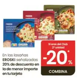 Eroski eroski lasaña oferta