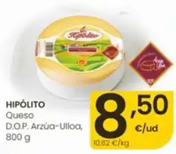 Eroski Hipólito queso oferta