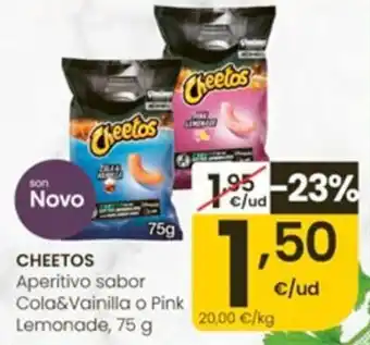 Eroski Cheetos Aperitivo sabor Cola&Vainilla o Pink Lemonade oferta