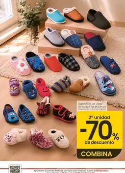 Eroski Zapatillas de casa de todas los publico oferta