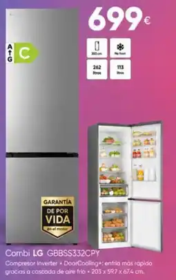 Tien 21 LG combi GBBSS332CPY oferta