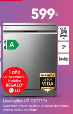 Tien 21 Lg lavavajillas df273fv oferta